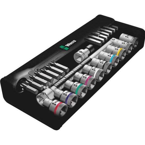 Thumbnail - Wera, Ratsche, 8100 SC 11 Zyklop Metal-Knarrensatz (1/2")