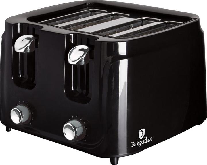 Produktbild BerlingerHaus BH9241 Toaster, 4 slices Black Silver Collection blacksilver