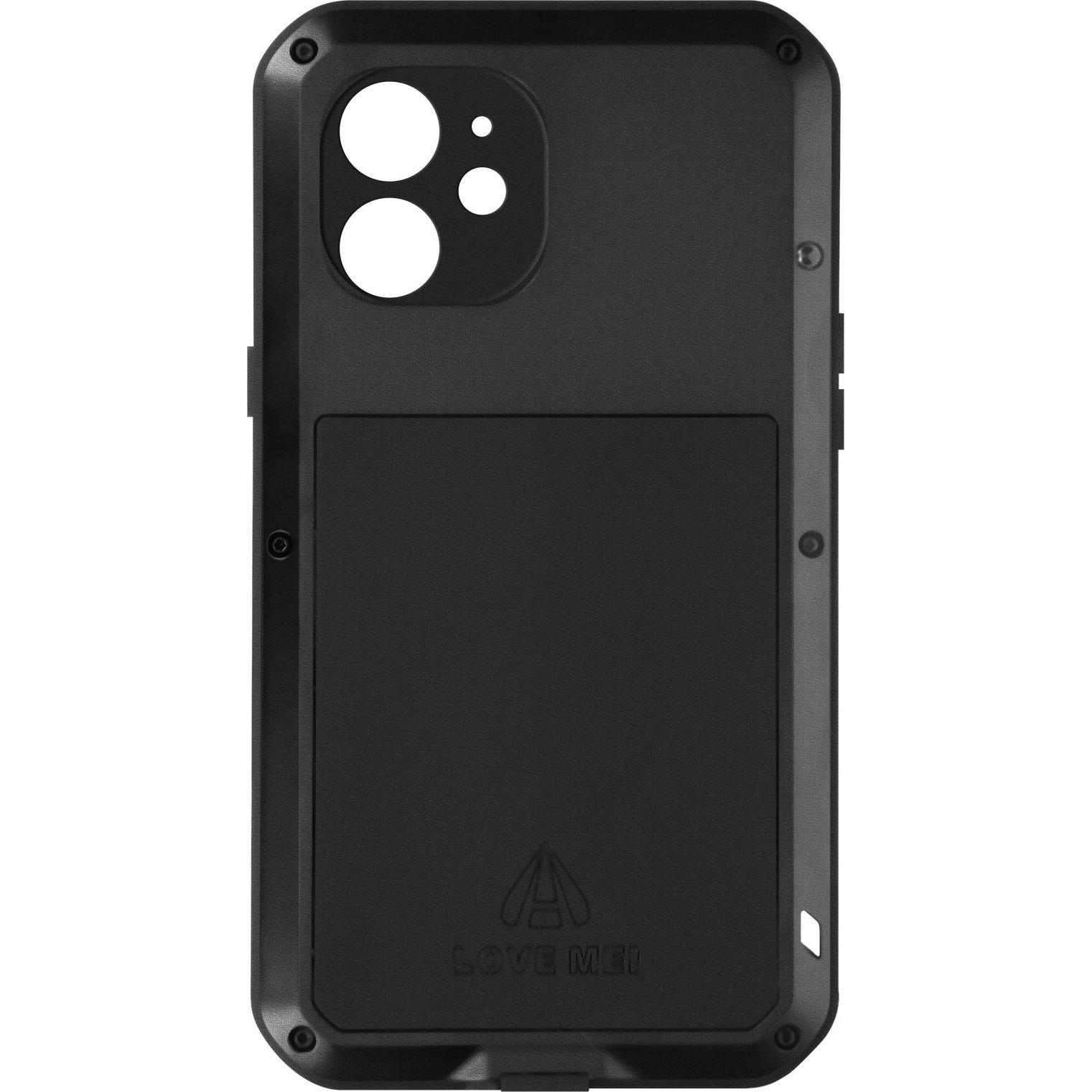 Love Mei Full protection Series (Apple iPhone 12), Smartphone Hülle, Schwarz