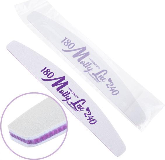 Image du produit Peggy Sage Mollylac Doublesided Nail File Boat Purple Center 180240