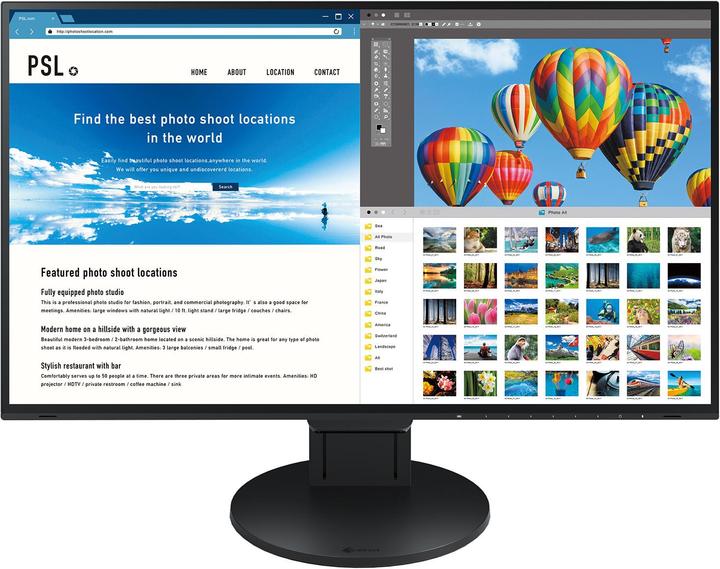 Produktbild Eizo FlexScan EV2785 68,6 cm (27 Zoll) 3840 x 2160 Pixel 4K Ultra HD LED Schwarz (3840 x 2160 Pixel, 27")