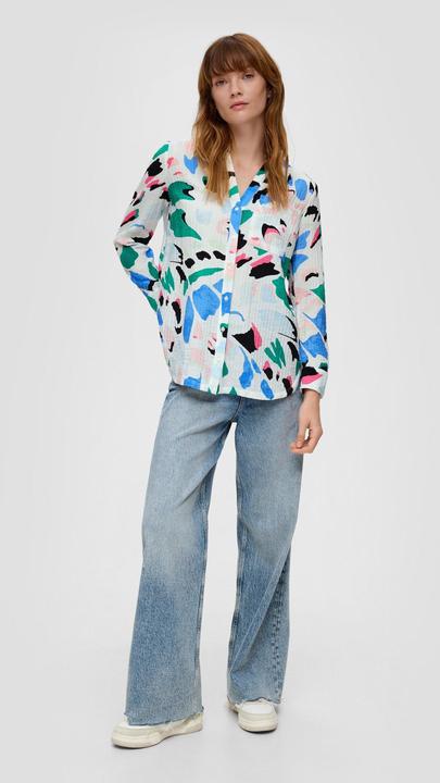 Immagine prodotto S.Oliver Bluse Longbluse aus Viskosemix (46)