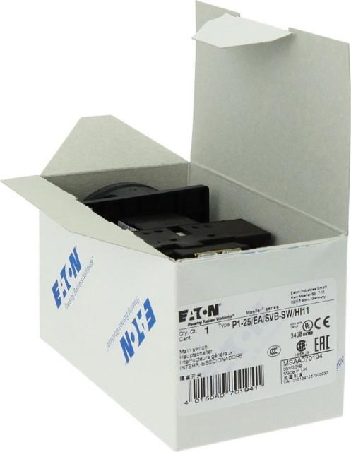 Produktbild Eaton Main switch, 3-pole + 1 NO + 1 NC, 25 A