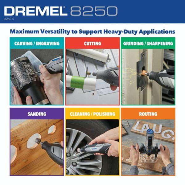 Produktbild Dremel 8250 2.0 Ah 12V Li-Ion 5-tlg. Zubehör
