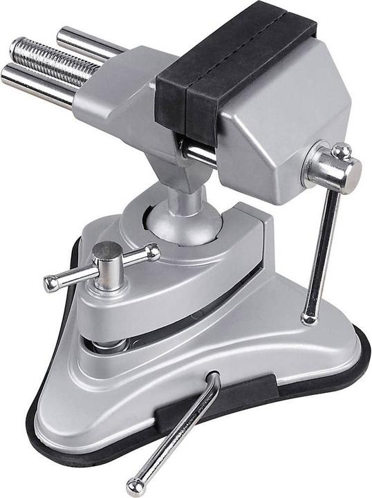 Basetech Feinmechaniker Schraubstock mit Vakkuum Standfuss (70 mm)