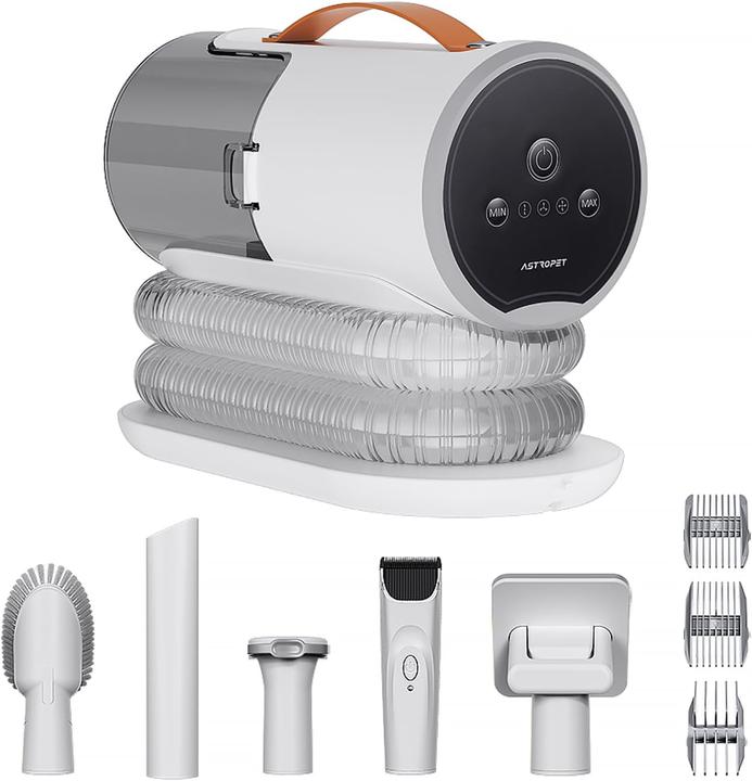 AstroPet Hundeschermaschine mit Staubsauger (Cat, Dog, 2000 ml)