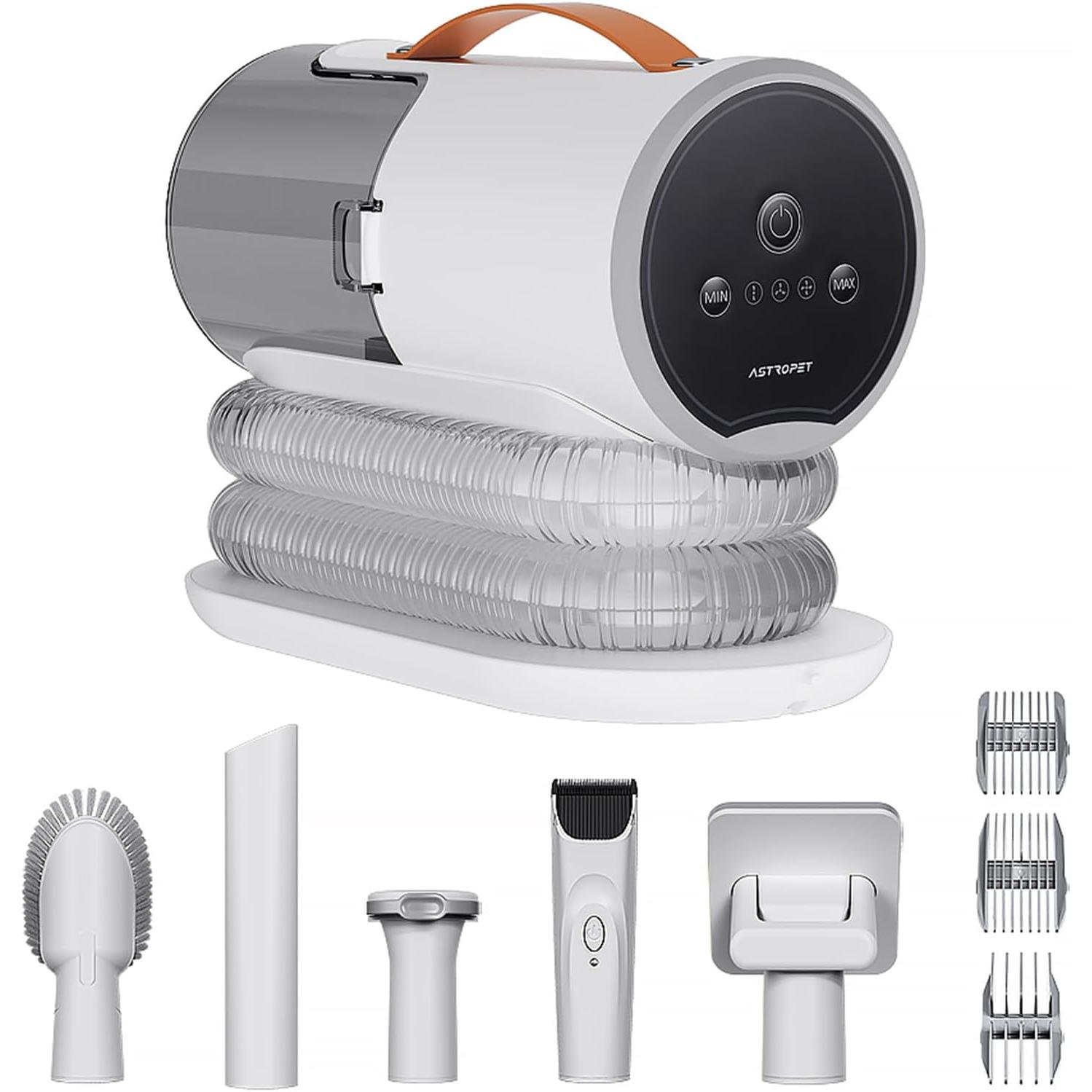 AstroPet Hundeschermaschine mit Staubsauger (Cane, Gatto), Cura del pelo e toelettatura