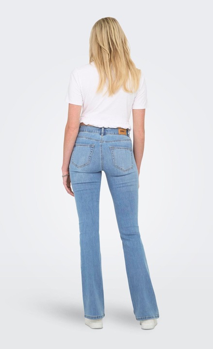 Produktbild Only ONLWAUW Mittlere Taille Ausgestellt Jeans Flared fit jeans (32)