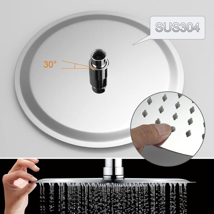 Actual product image Ibergrif Shower Column with Adjustable Rod