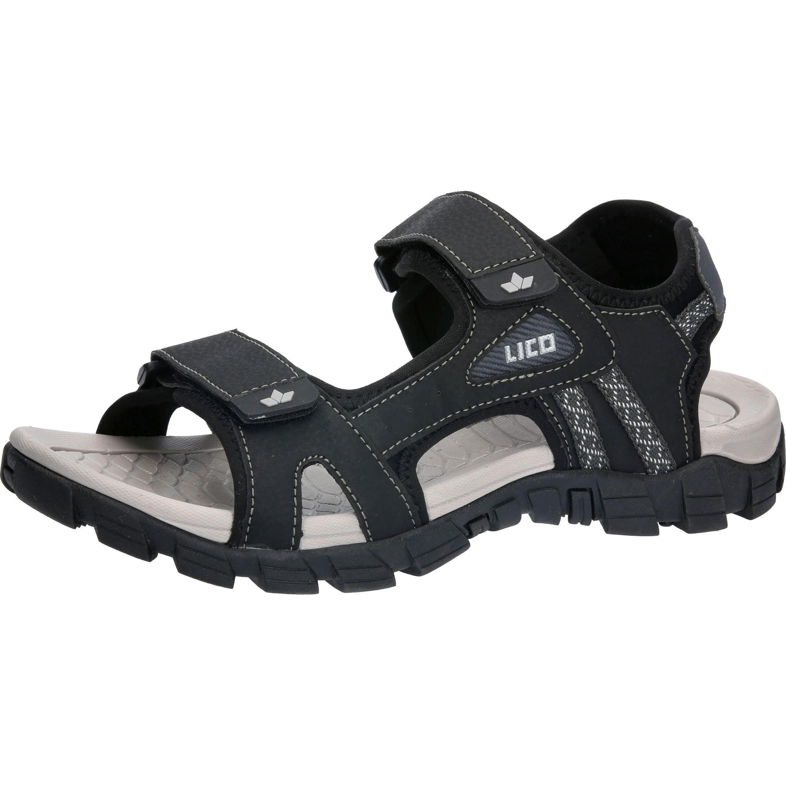 Lico, Herren, Sandalen, Lealman V, Schwarz, (37)