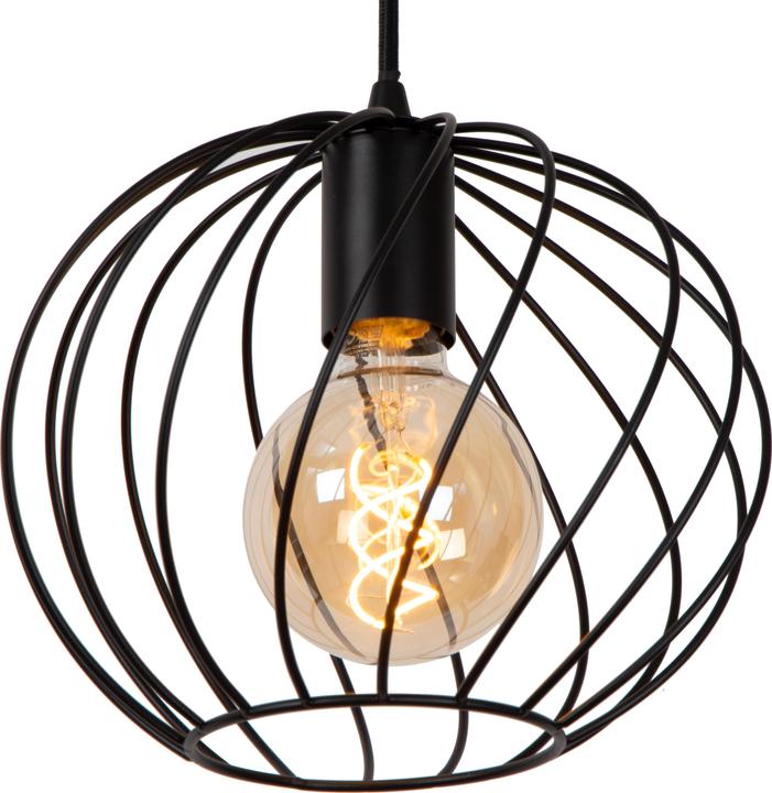 Image du produit Lucide DANZA - Suspensions - Ø 50 cm - 3xE27 - Noir 21428/13/30 (E27)