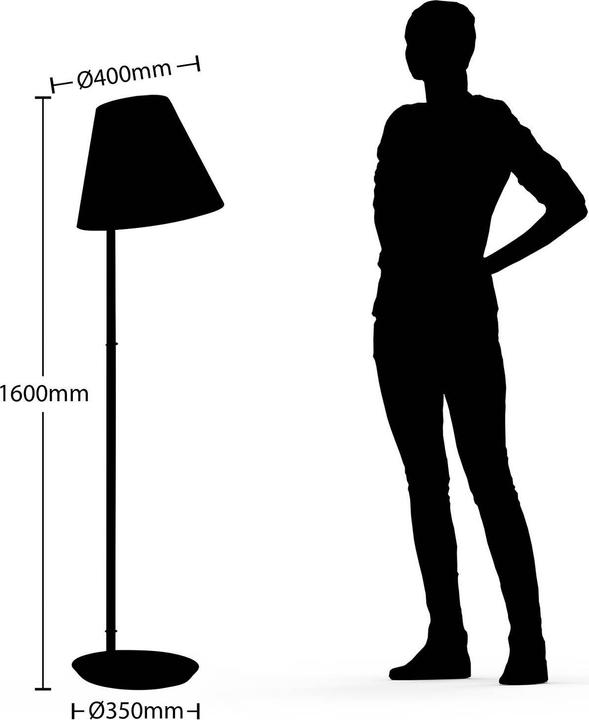 Actual product image Lucande Jinda (E27)