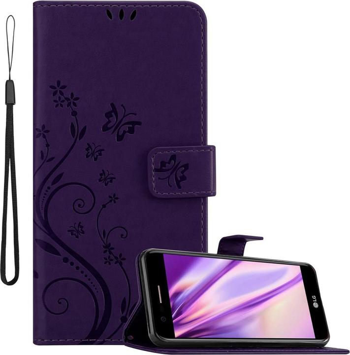 Floral dark purple