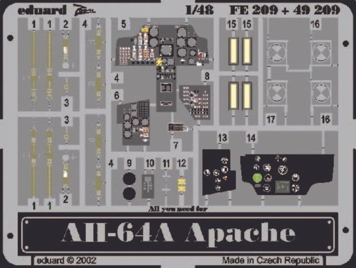 Actual product image Eduard AH-64 A Apache