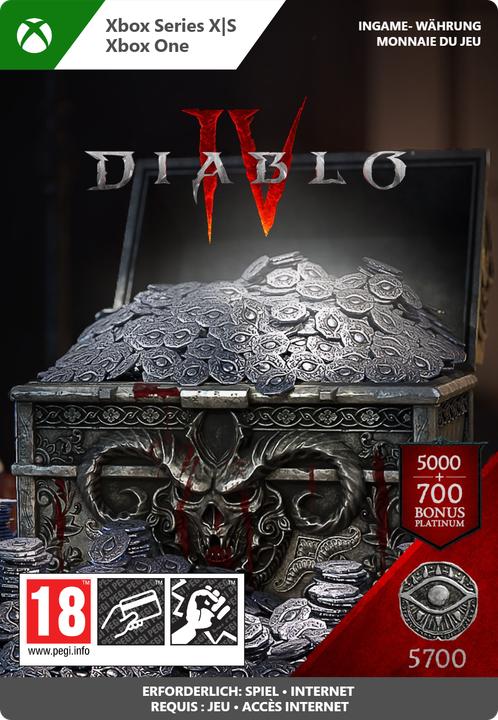 Produktbild Microsoft Xbox Diablo IV 5700 Platinum Download Code