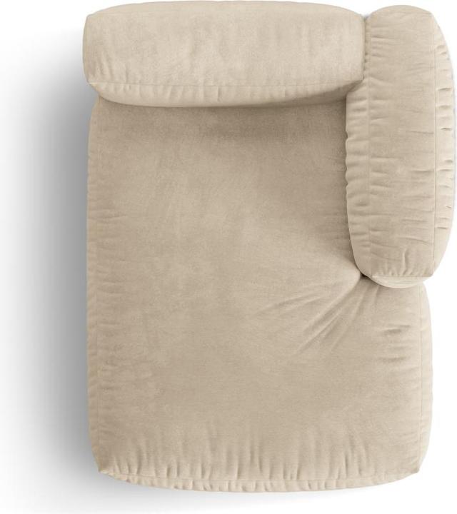 Image du produit Micadoni Chaise longue modulable droite, "Martina", 1 Place, 176x123x75 Fabriqué en Europe (Recamière)
