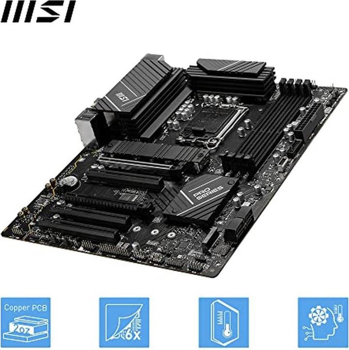 Immagine prodotto MSI PRO B760-P WIFI (LGA 1700, Intel B760, ATX)
