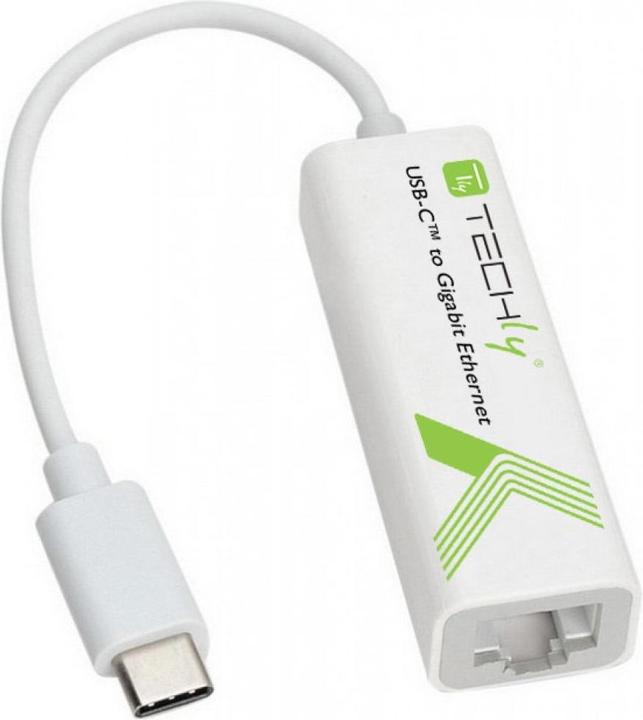 Techly USB Typ-C zu (USB, RJ45 (1x))