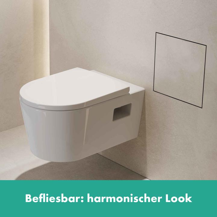 Produktbild hansgrohe XtraStoris Rock Abfalleimer, Einbau, befliesbare Tür, 390x140x390mm, 6 Liter Inhalt, 5609 (6 l)