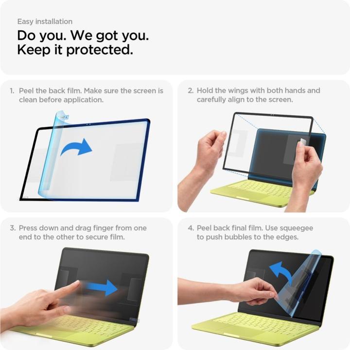 Produktbild Spigen - Glas.tR Slim (AGL11669) - MacBook Neo 13" - Black (13", Apple)