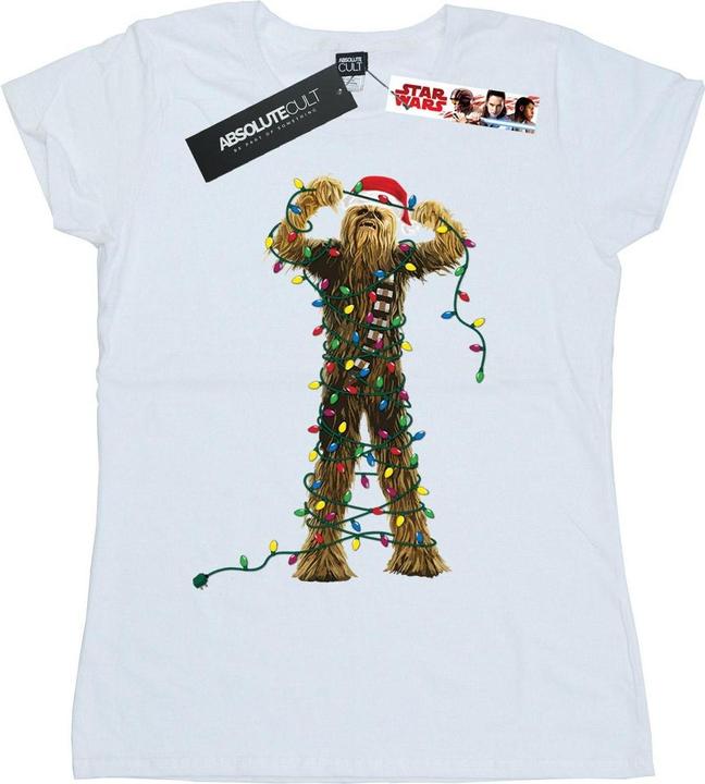 Produktbild Star Wars Chewbacca Christmas Lights TShirt (L)