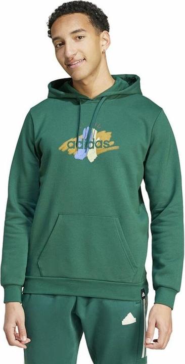 Produktbild Adidas Herren Sweater mit Kapuze Codes Graphic grün (XS)
