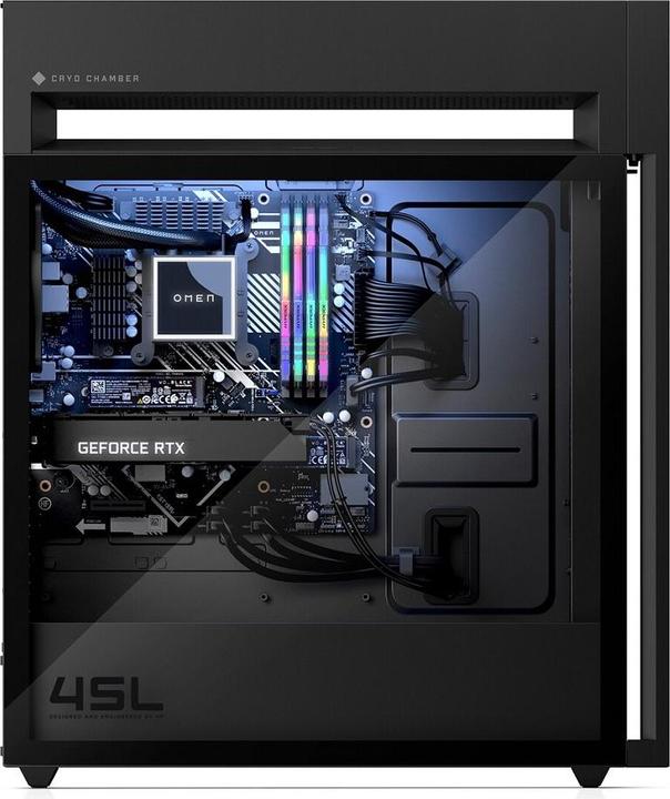 Image du produit HP OMEN Des - Komplettsystem - Core Ultra 9 - RAM: 32 GB DDR5 - HDD: 2.000 GB - NVIDIA GeForce... (1000 Go, 32 Go)