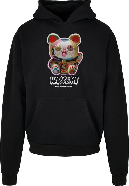 Produktbild Mister Tee Welcome Cat Kapuzenpullover Ultraschwer Übergross (XS)
