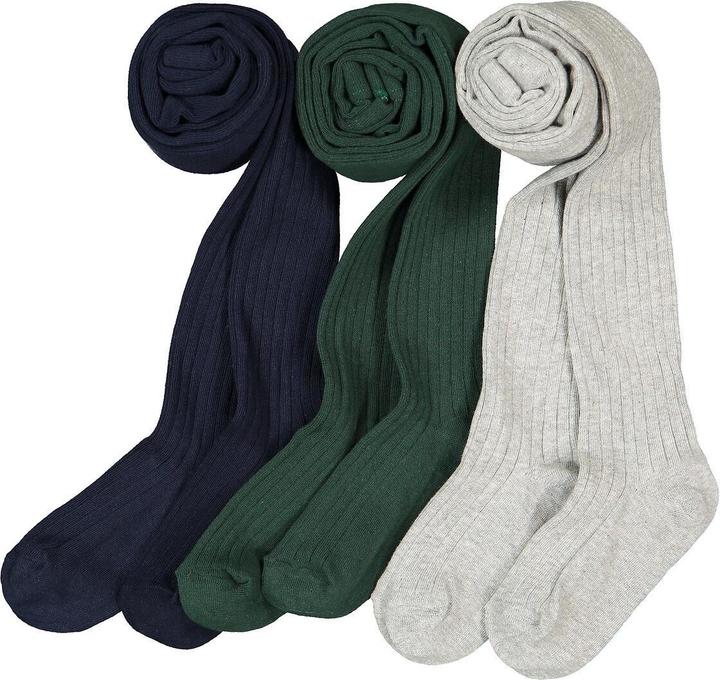 La Redoute Collections 3er-Pack gerippte Strumpfhosen (23 - 26)
