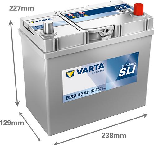 Varta Blue Dynamic B32 (12 V, 45 Ah, 330 A)