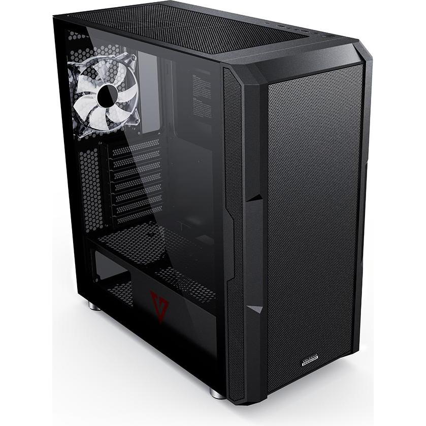 Thumbnail - Modecom Volcano Amirani ARGB Juoda Computergehäuse (ATX, mATX, Mini-ITX), PC Gehäuse, Schwarz
