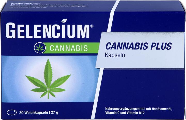 Produktbild Gelencium Cannabis Plus (30 Stück, Kapseln, 27 g)