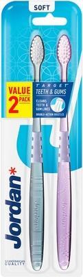 Jordan TEETH & GUMS cepillo dental #suave 2 uds (Weich, 2 x)