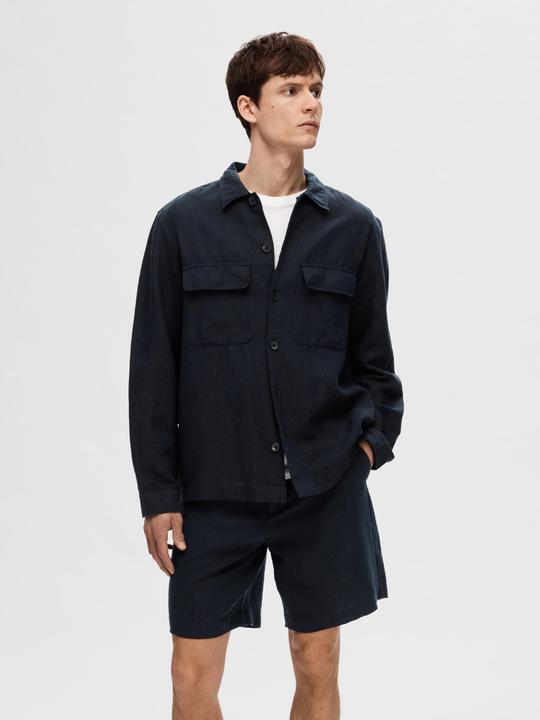 Actual product image Slhmads-Linen Overshirt Ls Noos (XL)