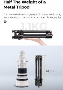 Actual product image K&F Concept K254C2+BH-36L (Carbon)