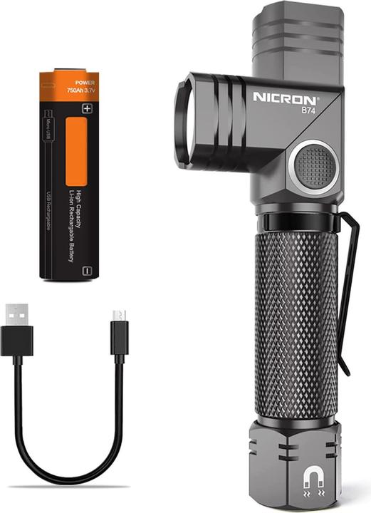 Nicron B74 LED Flashlight (112 cm, 700 lm)