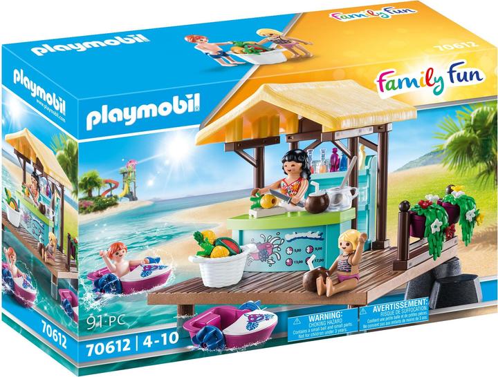 Produktbild Playmobil Paddleboot-Verleih mit Saftbar (70612, Playmobil Family Fun)