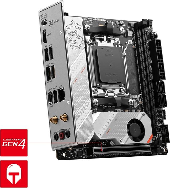 Productafbeelding MSI MPG B650I EDGE WIFI (AM5, AMD B650, Mini-ITX)