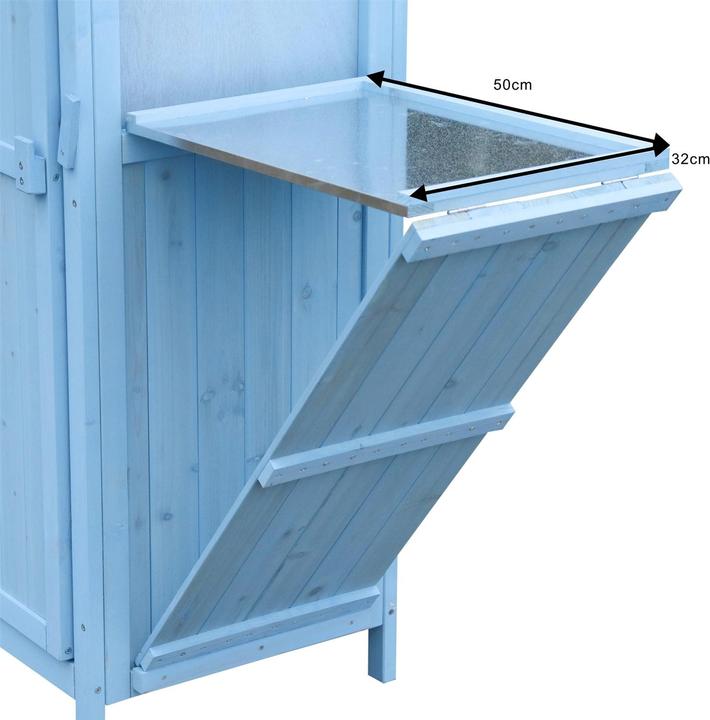 HTI-Living Praktischer Gartenschrank mit Ablage Stauraum für alle Gartengeräte