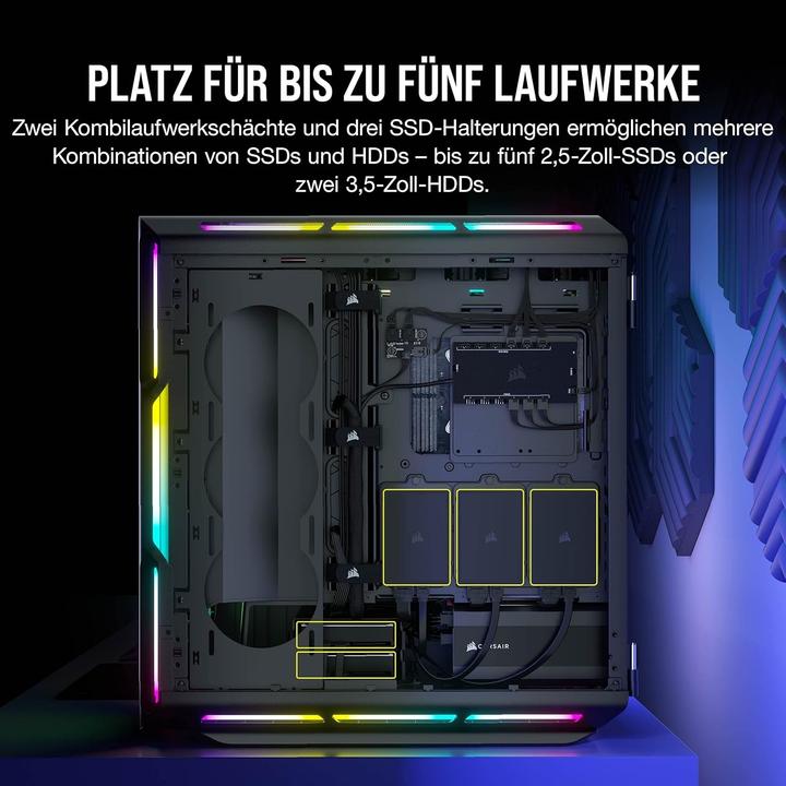 Immagine prodotto Corsair iCUE 5000T RGB (ATX, E-ATX, mATX, Mini-ITX)