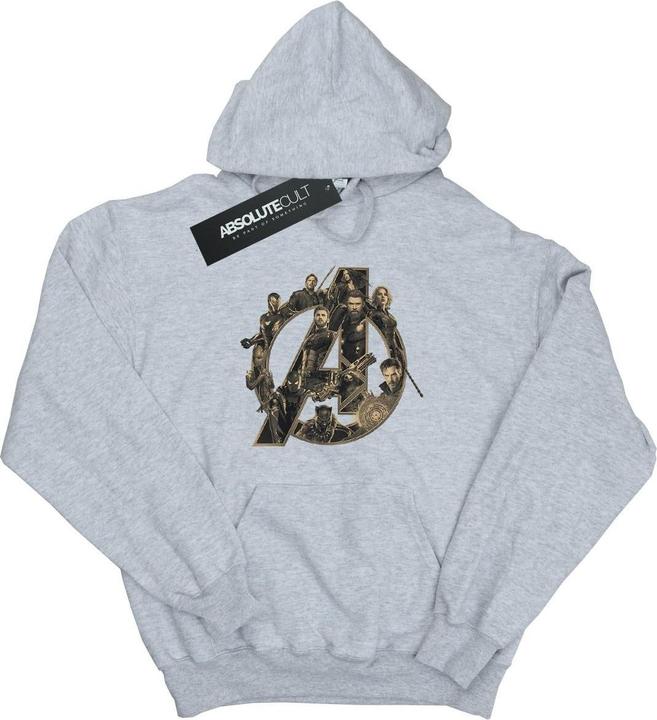 Produktbild Avengers Infinity War Logo Kapuzenpullover (L)