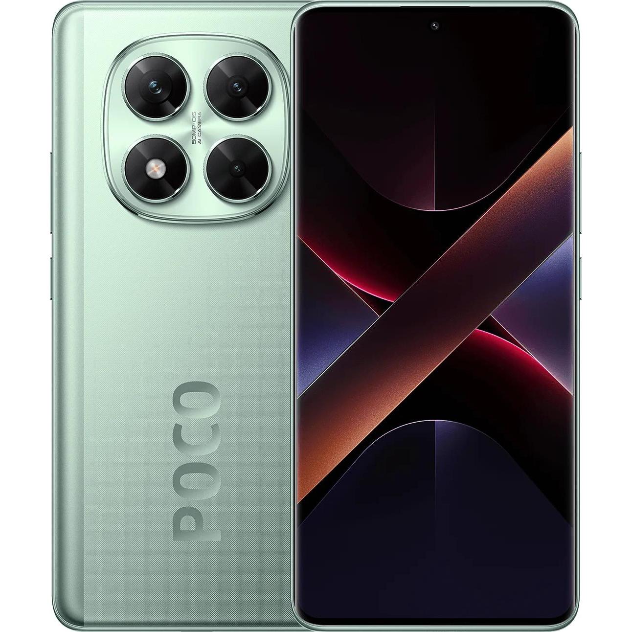 Xiaomi Poco X7 (512 GB, Green, 6.67", Dual SIM, 5G), Smartphone, Grün