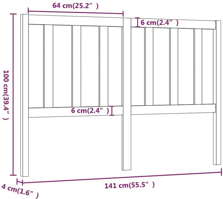 Actual product image VidaXL Lynsay (141 x 4 x 100 cm)