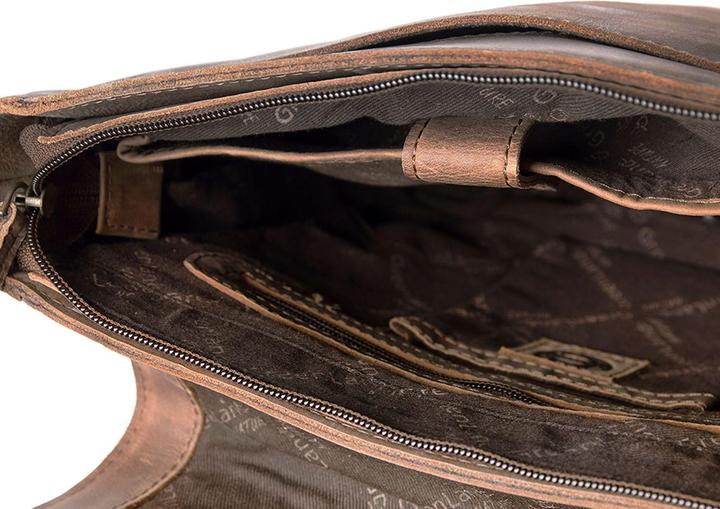 Immagine prodotto Greenland Nature Montenegro borsa a tracolla RFID in pelle 23 cm