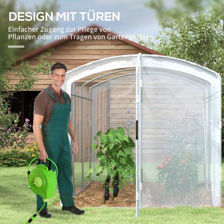 Actual product image Outsunny Tunnel greenhouse