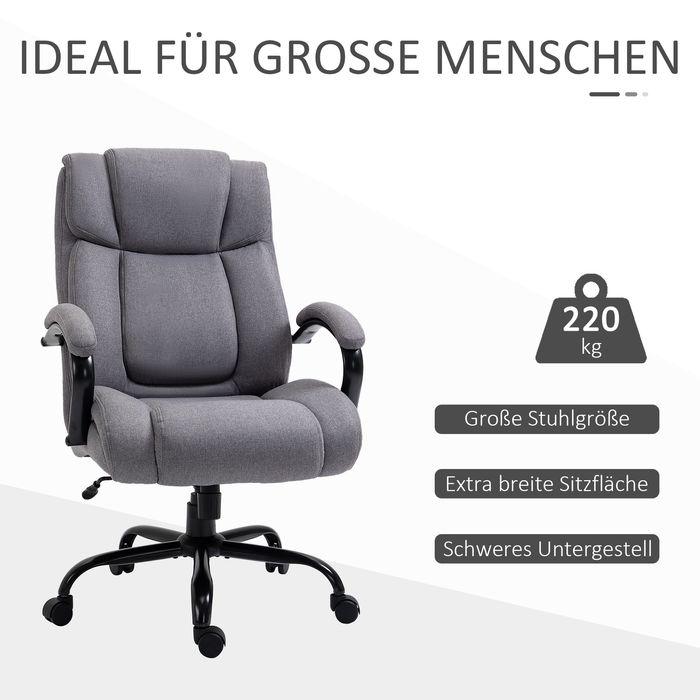 Produktbild Swisshandel24 Bürostuhl Gaming Stuhl Wippfunktion dick gepolstert ergonomisch Belastbarkeit 220 kg