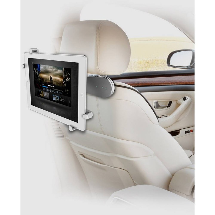 Produktbild Renkforce Universal KFZ-Kopfstützenhalter für 17.78 cm (7”³) - 26.4 cm (10.4”³) Tablets und alle iPad-Modelle