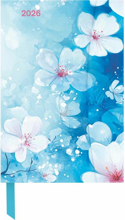 Actual product image BrightFlowers2026-Diary-Buchkalender-Taschenkalender-10x15 (10 x 15 cm, 1 week / 1 page)