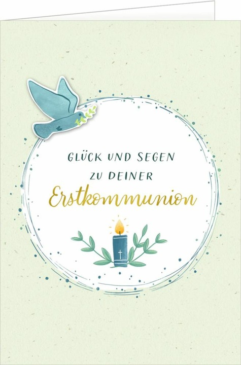 Produktbild Grusskarten-Set-Glückwünsche.Kommunion