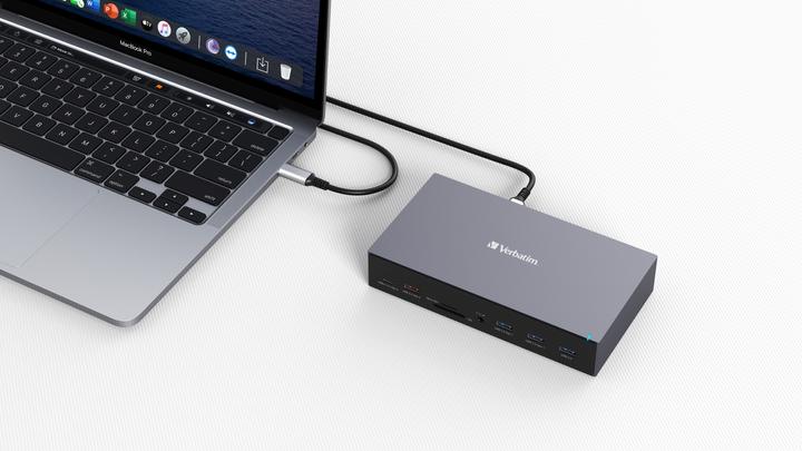 Produktbild Verbatim USB-C Pro Docking Station 17 Port CDS-17 (USB-C, 17 Ports)
